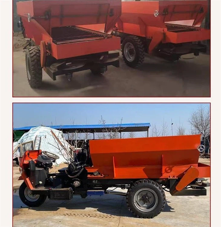 Three-wheeled Manure Truck